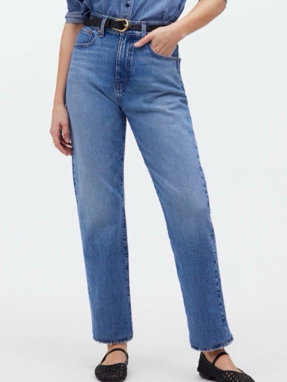 Madewell - 90’s Straight Leg Crop Jean